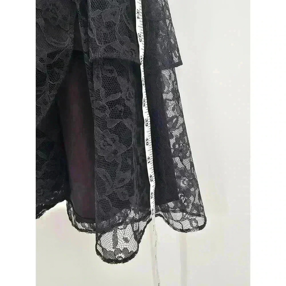 Vtg 80s/90s Fredrick's of Hollywood Junior's Size 5 Black Tulle Dress - Picture 4 of 16